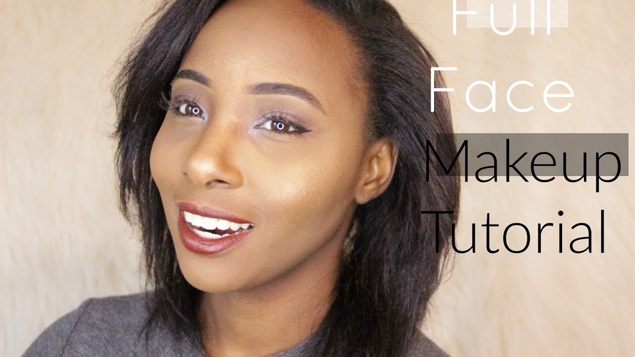 Full Face Makeup Tutorial YouTube