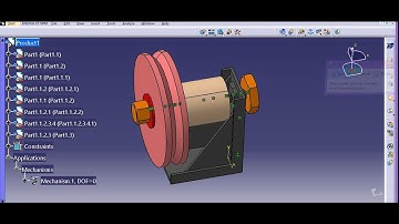 Pulley support assembly in CATIA V5|part 1:-Part design