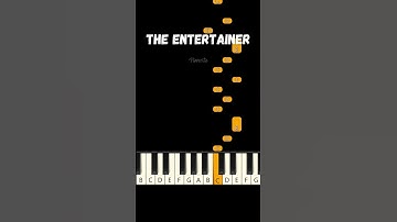 Thumbnail of The Entertainer 🎩 Scott Joplin 🎩 EASY Piano Tutorial