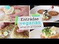 ENTRADAS VEGANAS ALTAS EN PROTEÍNA | Carpaccio, olivada de hummus, pan de queso y requesón...