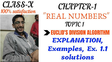 CLASS-X | CH. 01 | REAL NUMBERS | EUCLID