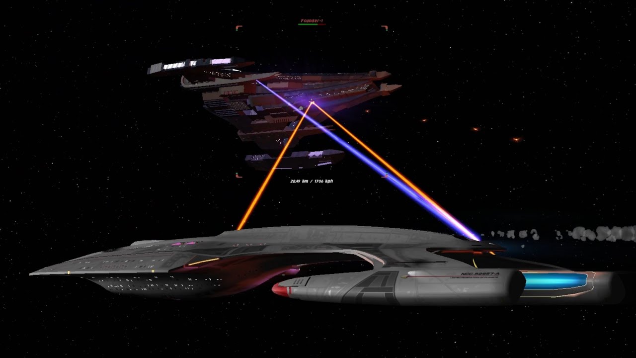 The USS Argonaut vs The Jem'Hadar Battleships | Star Trek Bridge Commander