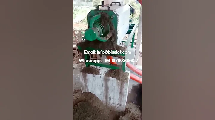 Screw Press Dewatering Machine For Chicken - Manure Separator Systems - Screw Press Manure Separator