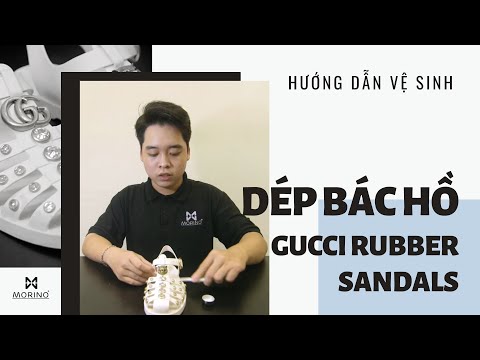 Video Hướng dẫn vệ sinh làm mới DÉP BÁC HỒ - Gucci White... - youtube