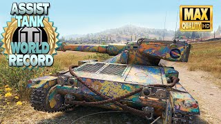 Manticore with a new ASSIST world DAMAGE RECORD - World of Tanks