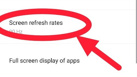 Vivo v23 change phone refresh rate, how to change phone refresh rate in Vivo v23