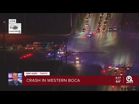 boca raton car accident last night