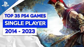 THE GREATEST PS4 SINGLE PLAYER Games of The Decade 2014 - 2023