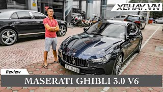 Tìm hiểu siêu xe nhập Ý giá chỉ hơn 3 tỷ - Maserati Ghibli 2016 động cơ 3.0 V6 |XEHAY.VN|