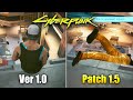 Cyberpunk 2077 1.0 vs Patch 1.5 (Part 2) | AI & Physics Comparison