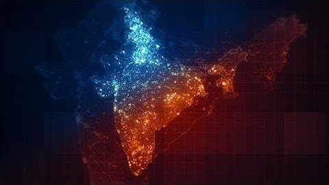 Pack India Maps Night Lighting 4K | Motion Graphics - Videohive template