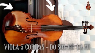 VENDIDO - Viola de Arco 5 cordas. #gimenezluthieria #viola #violino