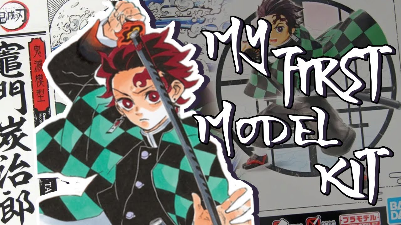 🫧 making my first model kit | tanjiro kamado