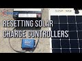 Reset Solar Charge Controller