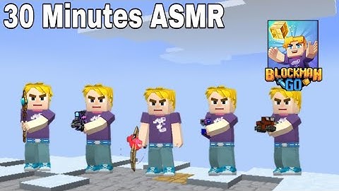 30 Minutes ASMR Gameplay Build And Shoot ( Build And Shoot ) - [ Blockman GO - Adventures ] Koto BG