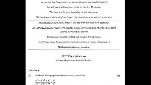 ICSE 2017 maths board exam paper