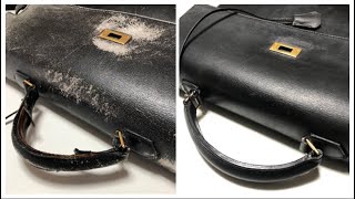 Vintage Hermes Kelly Depeche Restoration ASMR 4K