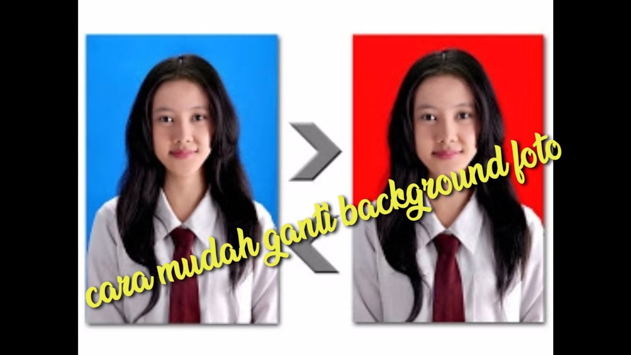 Tutorial membuat pas foto dan ganti  background  YouTube