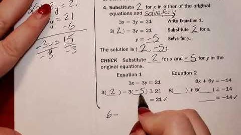 A1 - 7.4 Solve Linear Systems by Multiplying First