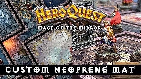 HeroQuest Mage of the Mirror 3x3ft Custom Board