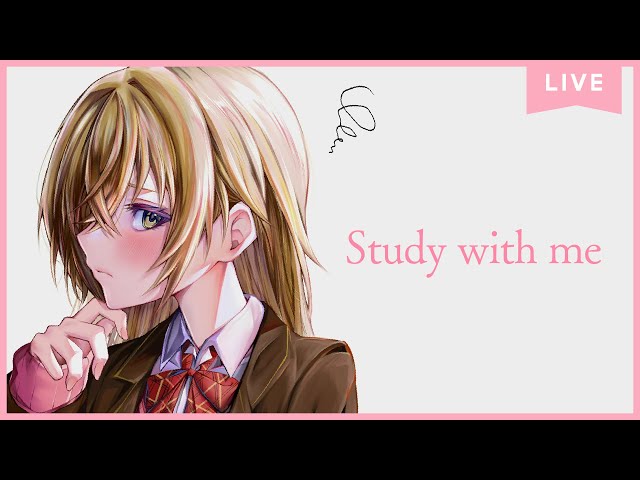【 Study with me 】2h ☕ いっしょに勉強&作業【 にじさんじ / 家長むぎ 】のサムネイル