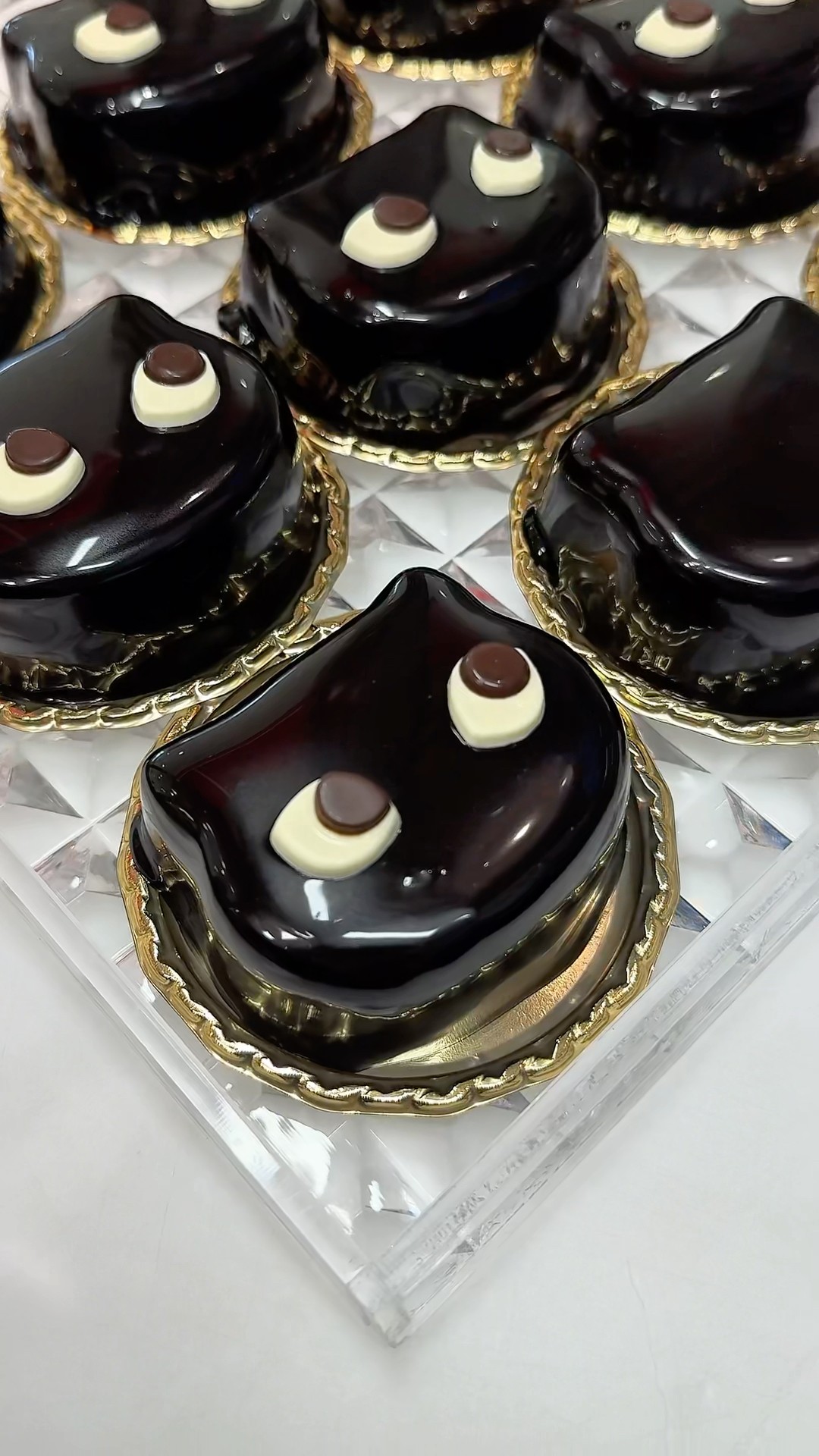 Too cute black cat cake🐈‍⬛#Osaka gourmet#Japanese food