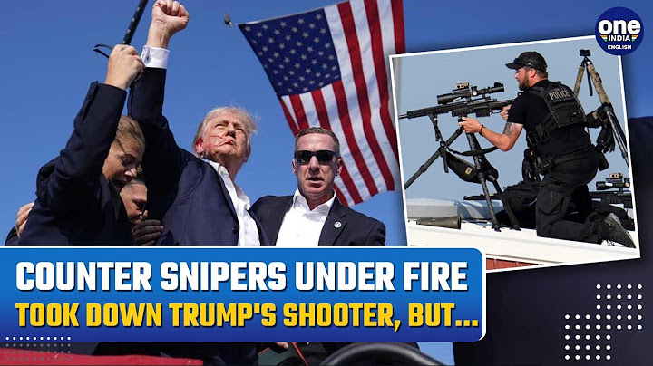Trump Assassination Bid: Who are Counter Snipers of U.S Secret Service that took down the shooter?
