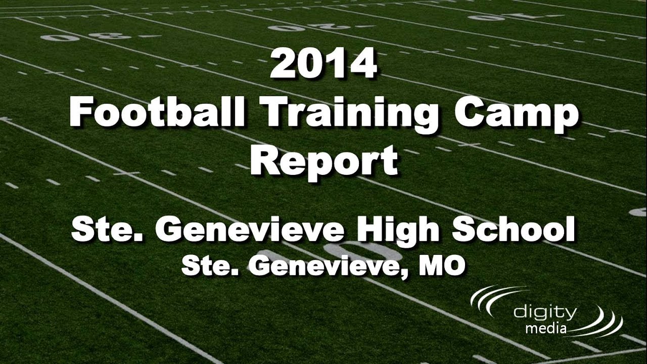 Ste  Genevieve Football Camp 2014