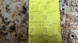 FOSS Recycling Prices. My Ticket. Scrap Metal prices in NC.