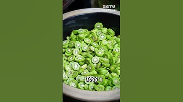 Process of making dried kiwi snack🥝