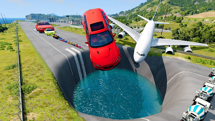 🔥 BIG & SMALL CARS vs GIANT PIT #106 💥 – BeamNG.drive Extreme Crash Challenge | Impala BeamNG