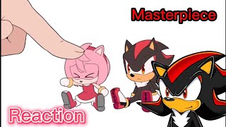 Hazbin Shadow reacts to Chibi sonic and friends vs finger