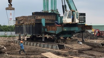 Cách Robot ép cọc di chuyển bá đạo .