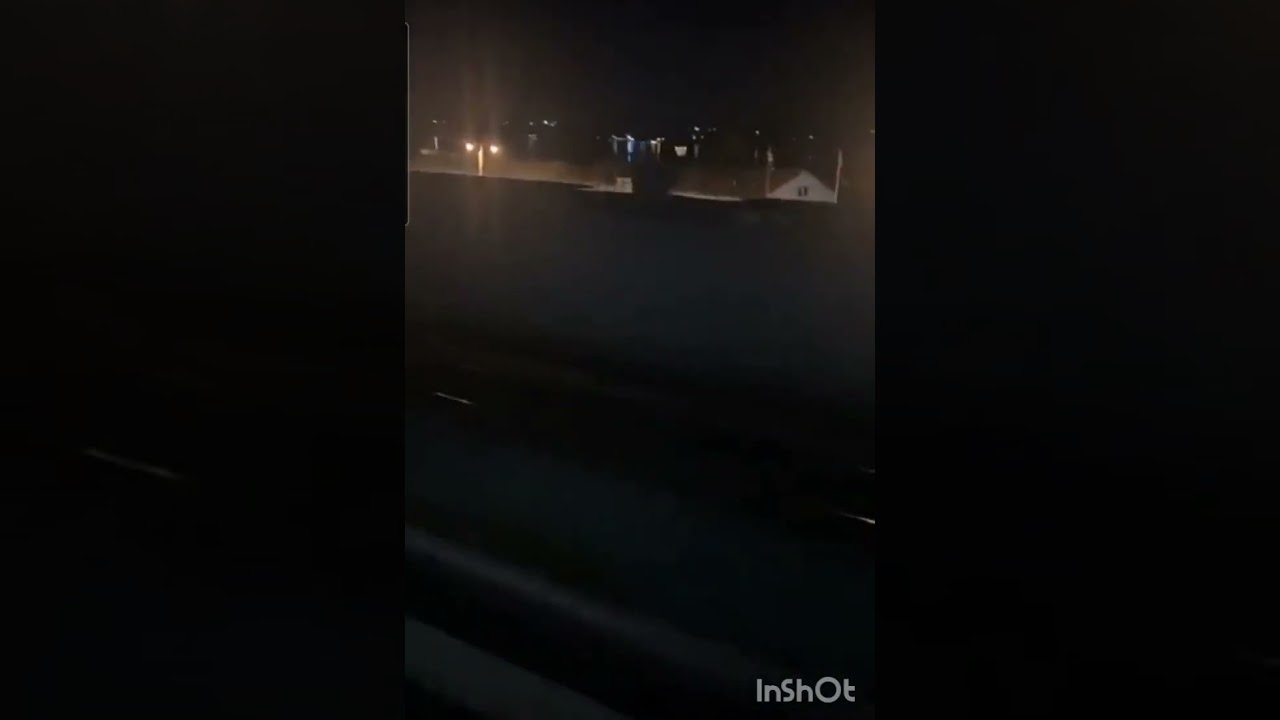 CSX Manifest train at Newburgh NY at Night