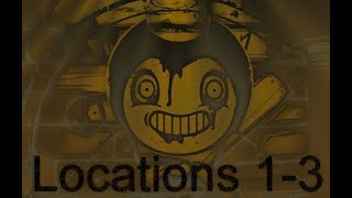 All Locations Of Wandering Bendy Cutouts Chapter 1-3