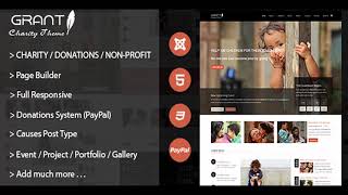 Grant - Charity / Nonprofit / NGO Joomla Template | Themeforest Website Templates and Themes