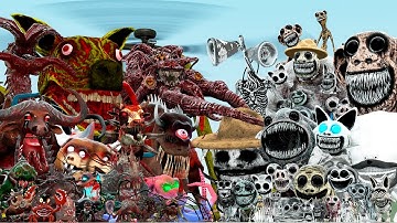 ALL INFECTED ZOOCHOSIS VS ZOONOMALY ANIMALS (Garry