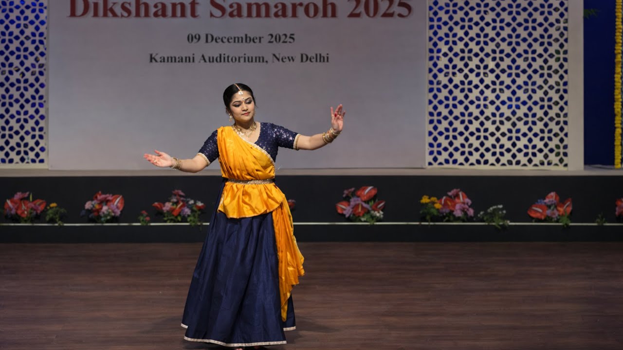Tarushi Rajora | Amazing Solo Kathak Presentation | Dikshant Samaroh 2025 | Kathak Unplugged #viral