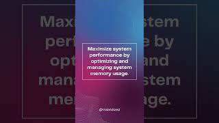 Tech Tip Of The Day Optimize System Memory