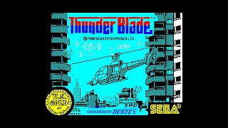 Thunder Blade Review for the Sinclair ZX Spectrum by John Gage