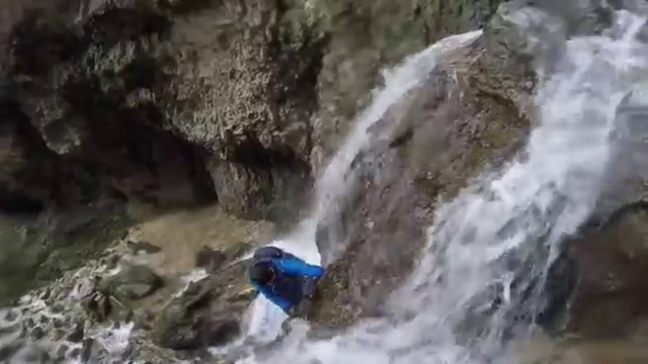 Gordale Scar Waterfall Climb North Yorkshire