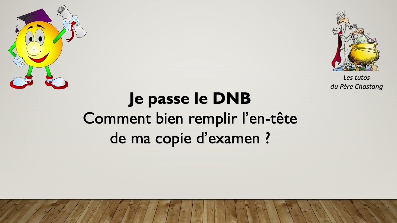 Comment Remplir L En Tete D Une Copie De Bac