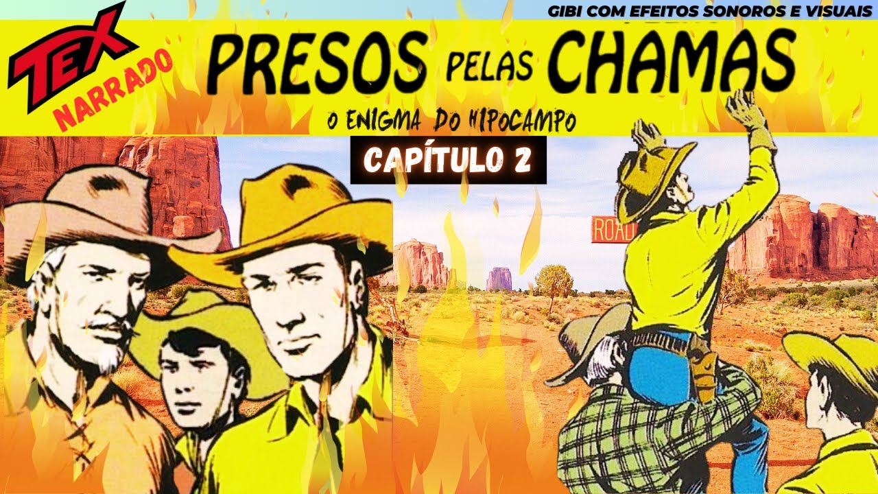 Tex Willer | Presos pelas Chamas | Gibi Narrado e Dublado | Tex Willer, Kit Carson, Kit Willer