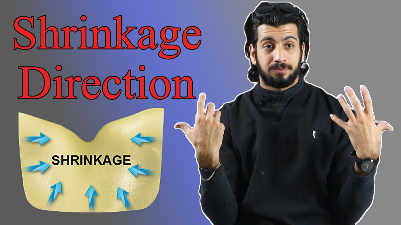 Composite shrikage direction | شلون نحدد اتجاه الانكماش لحشوة الكومبوزت