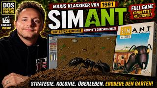 SimAnt (1991) Full Game Deutsch 🐜 Der Maxis Klassiker komplett durchgespielt 🎮DosBox Let's Play