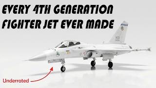 Every 4th Generation Fighter Jet Ever Made
