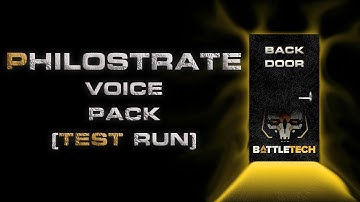 Custom Voice Pack - Philostrate