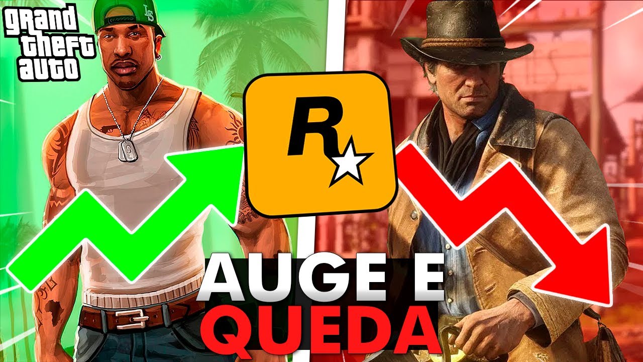 O AUGE e a QUEDA da ROCKSTAR GAMES!!