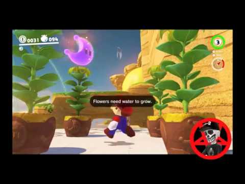 Super Mario Odyssey Guide Seaside Kingdom Power Moon # 26 - YouTube