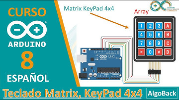 USO TECLADO KEYPAD 4x4 ARDUINO | Video 8 | Curso Arduino desde 0 en Español